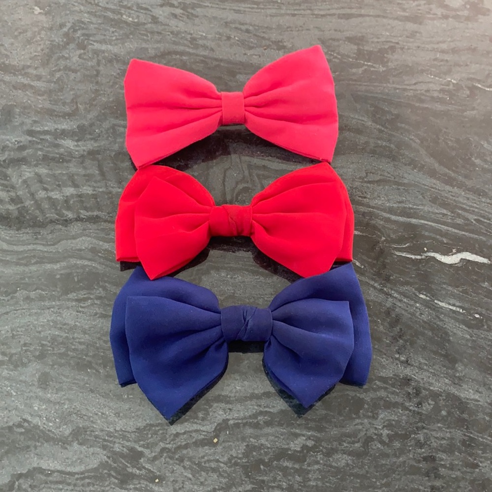 3pcs plain bow